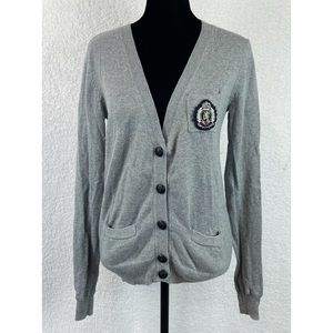 FOREVER 21 • Grey Wool-Blend Cardigan